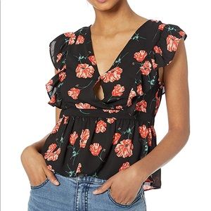 Jack by BB Dakota floral blouse size Small